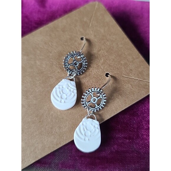 Polymer Clay Dangling Earrings New - Picture 1 of 10
